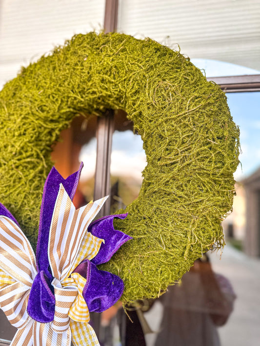 18" Moss Chubby Wreath