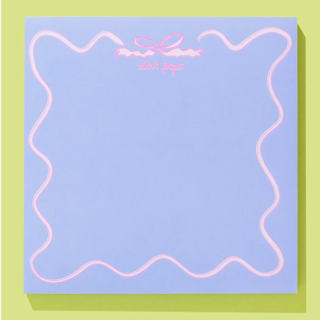 Square Notepad - "Don't Forget"