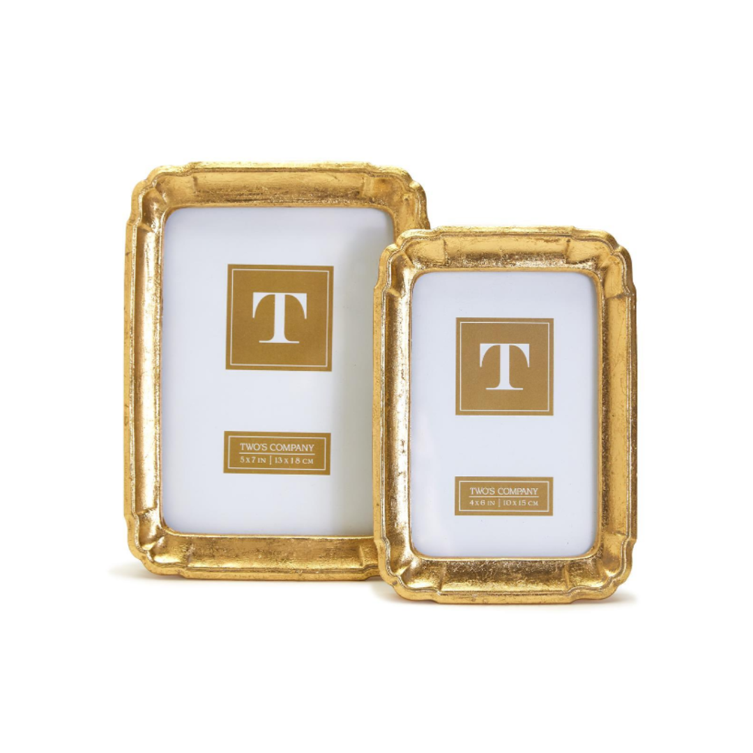 Bonheur Gold-Leaf Photo Frame