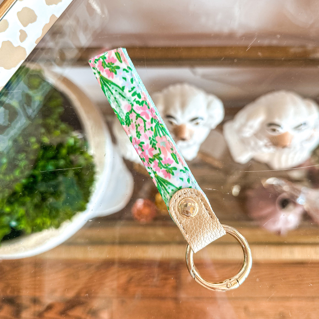Happy Blooms Keyfob