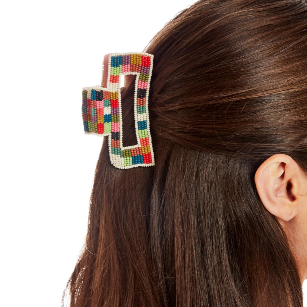 Beaded Claw Clip