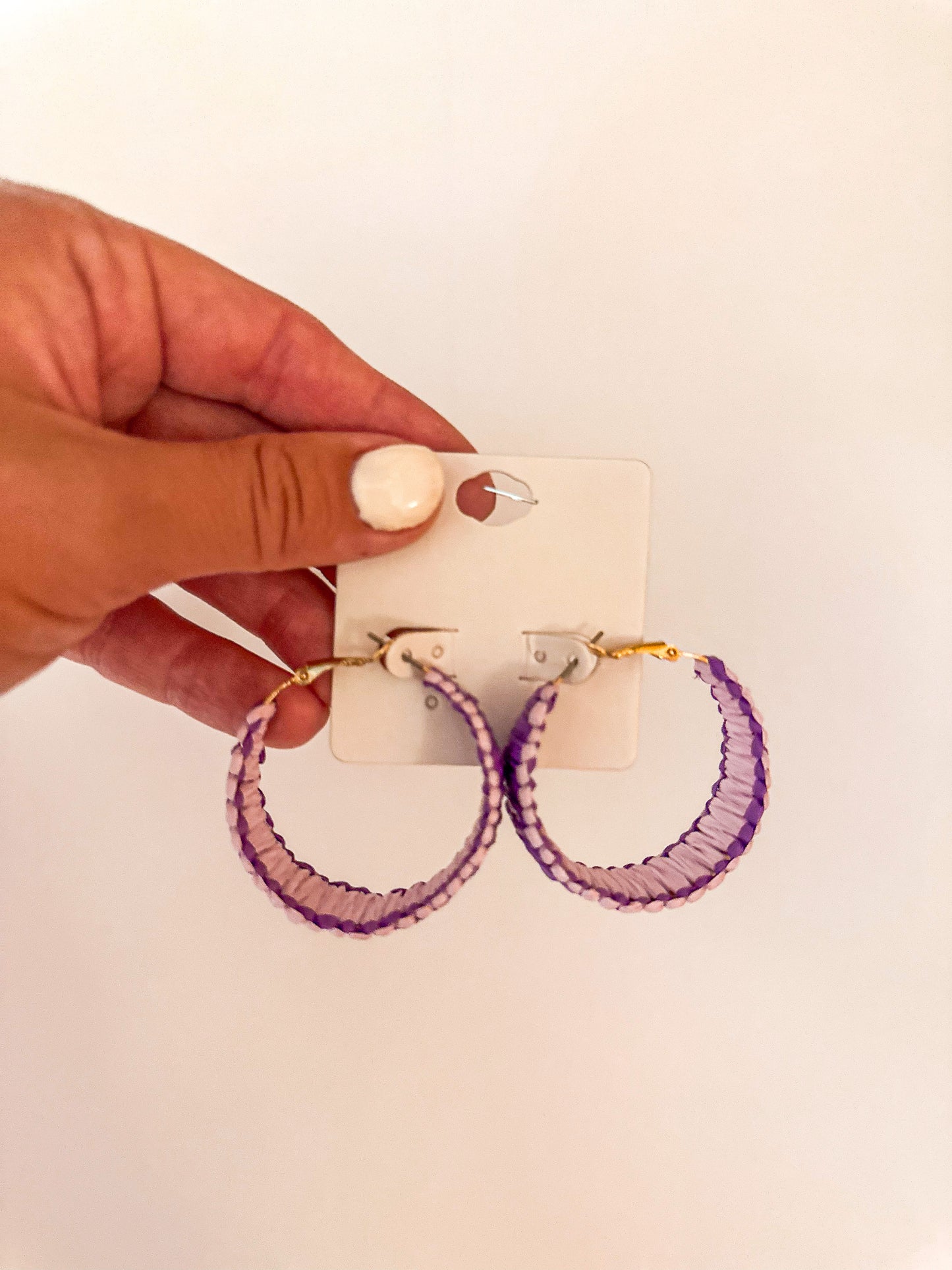 Purple/Lavender Hoops