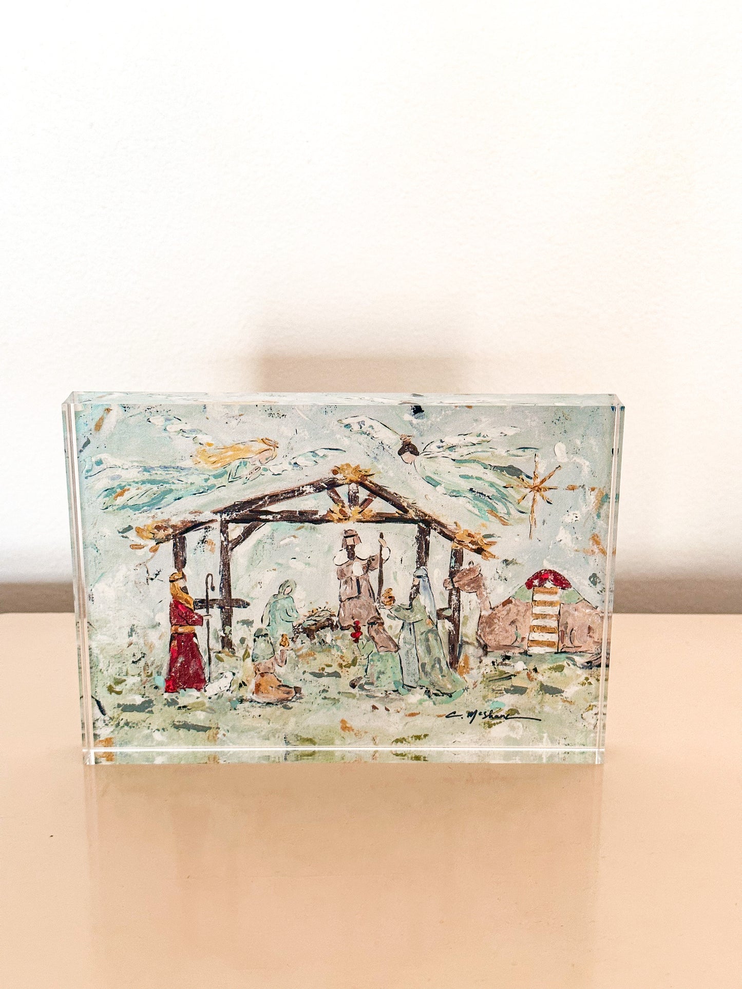 Nativity Acrylic Block