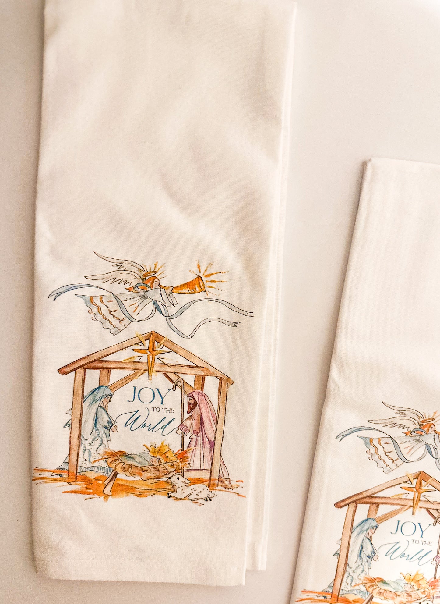 Joy to the World Tea Towel
