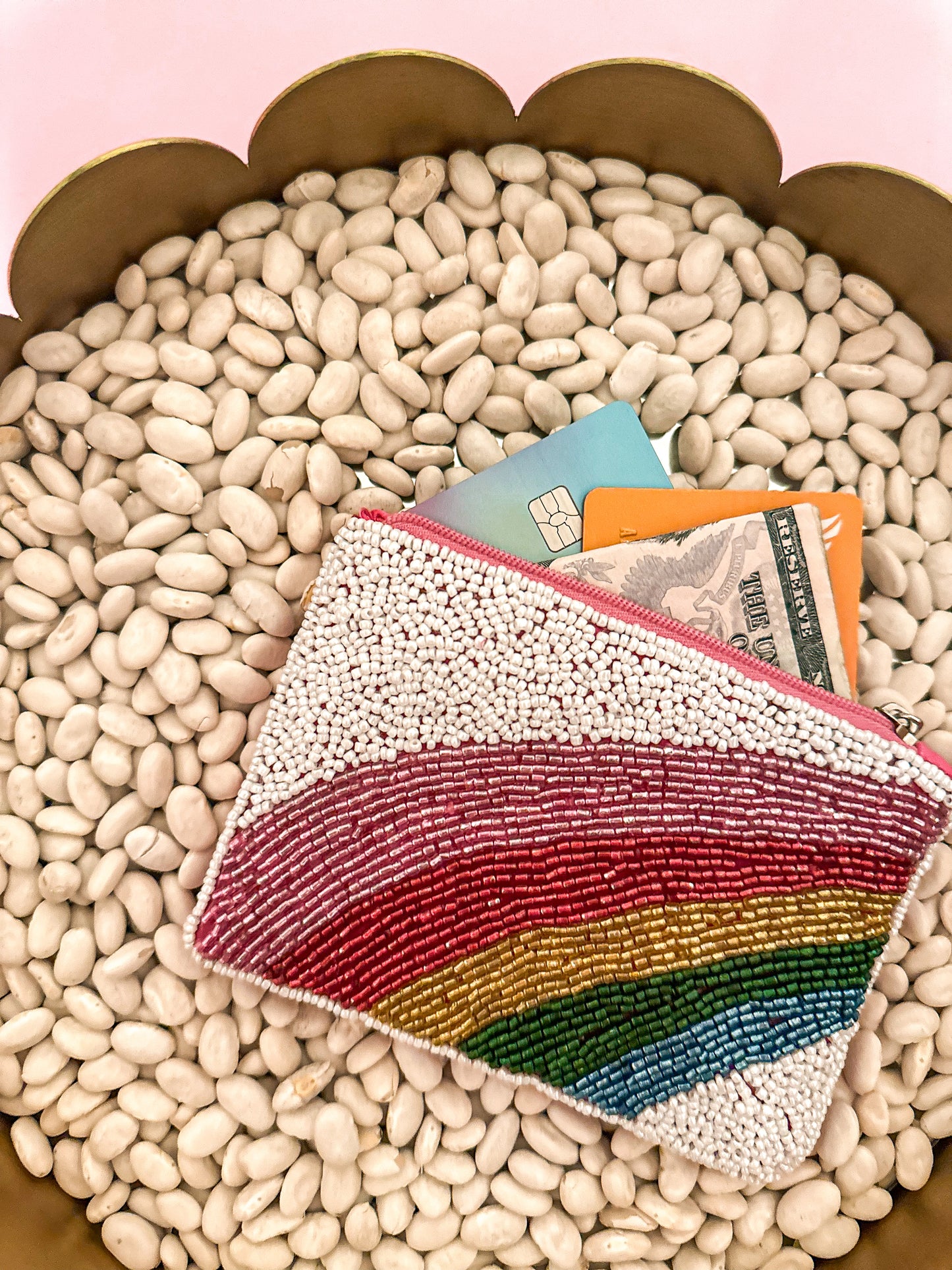 Rainbow Sequin Coin Purse