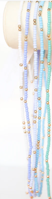 White Solid Sprinkle Necklace