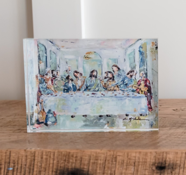 The Last Supper Acrylic Block