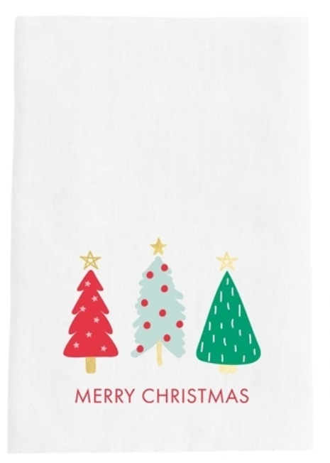 Merry Christmas Tea Towel