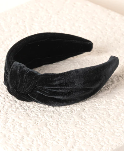 Black Velvet Headband