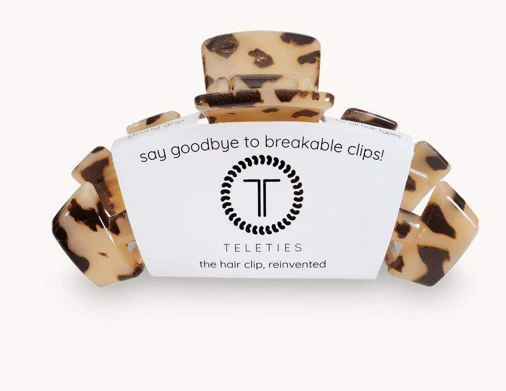 Teleties Classic Blonde Tortoise Hair Clip