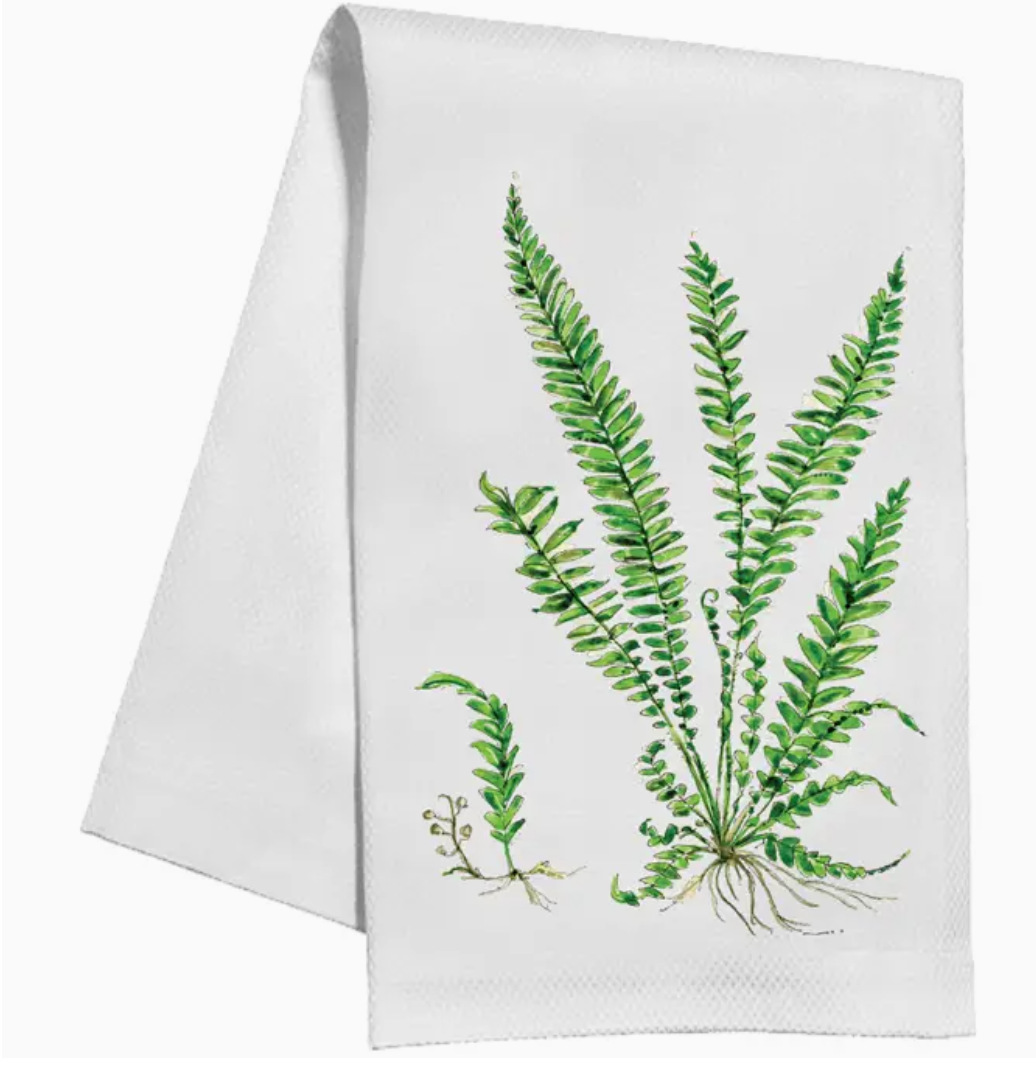 Maidenhair Fern Tea Towel