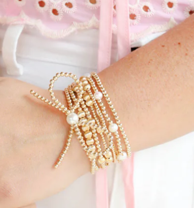 Gold Bow Bracelet