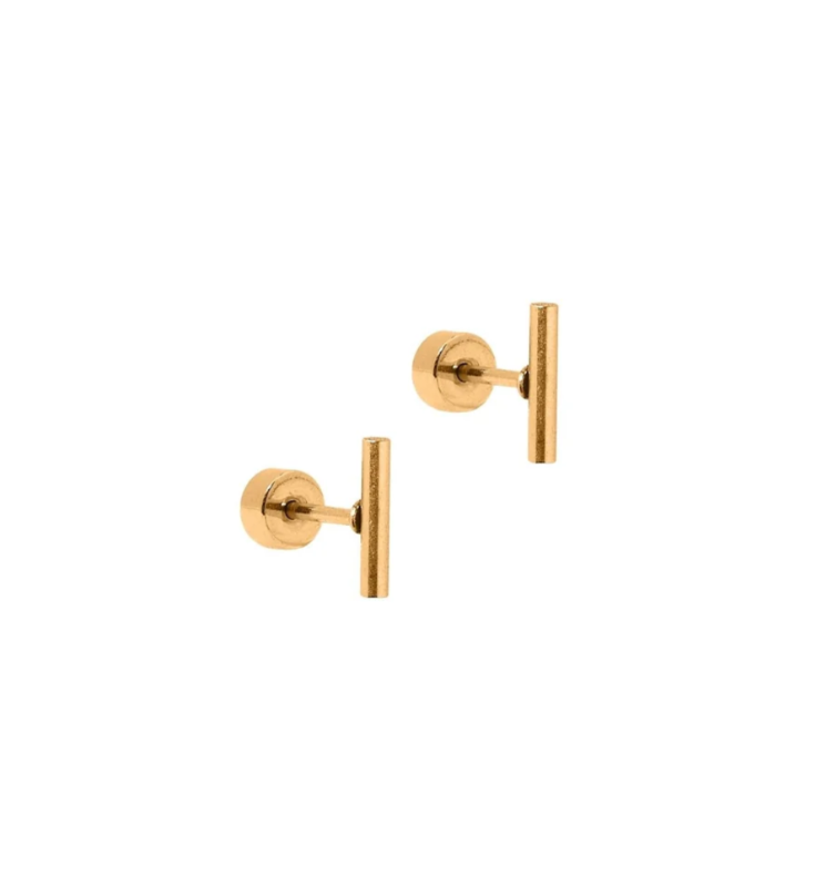 Perry Gold Stud Earrings