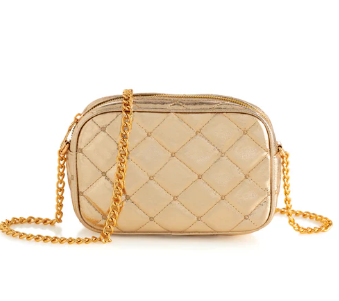 Mademoiselle Camera Bag, Gold