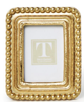 Beaded Texture Gold Photo Frames