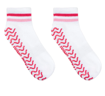 Stripe Pilates Grip Socks