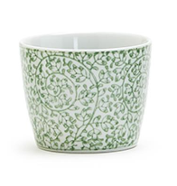 Hand-painted Porcelain Mini Cachepots