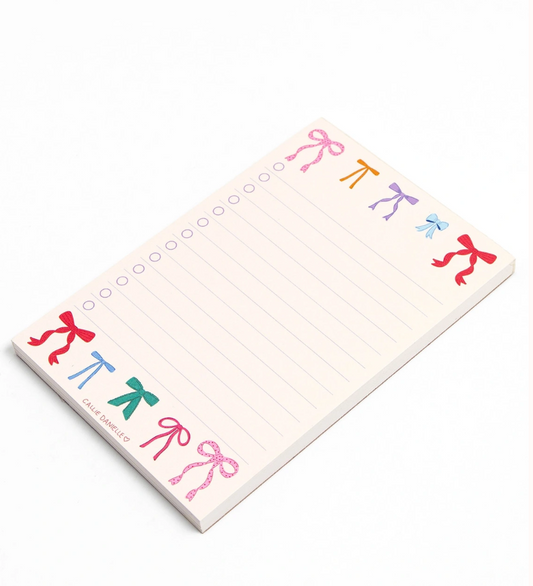 Bows To Do List Notepad