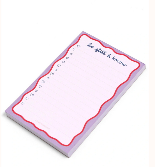 Be Still & Know Notepad