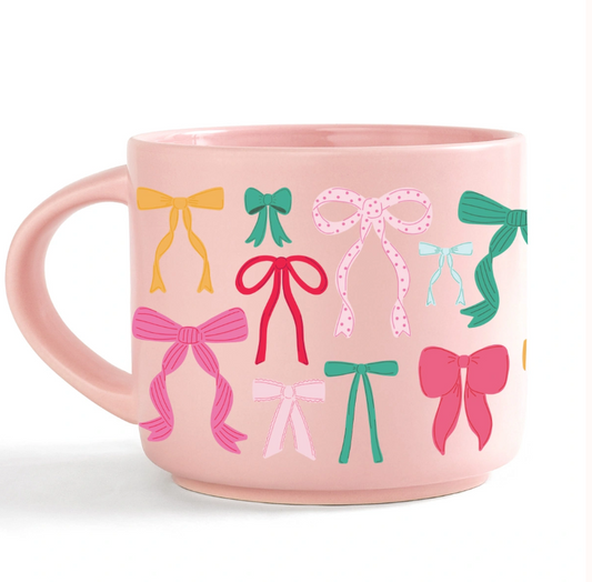 Ribbon Coquette Bows Cermaic Mug