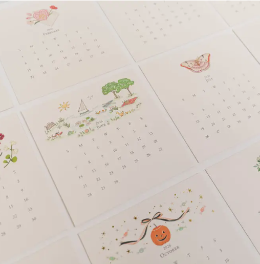 2026 Classic Desk Calendar Refill