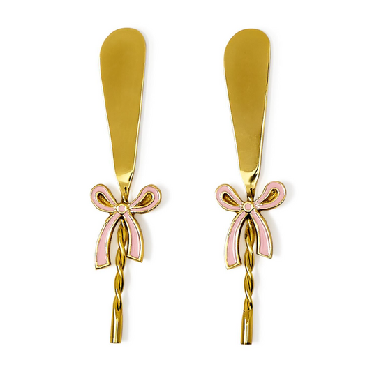 Set of 2 Bow Spreaders on a Gift Card