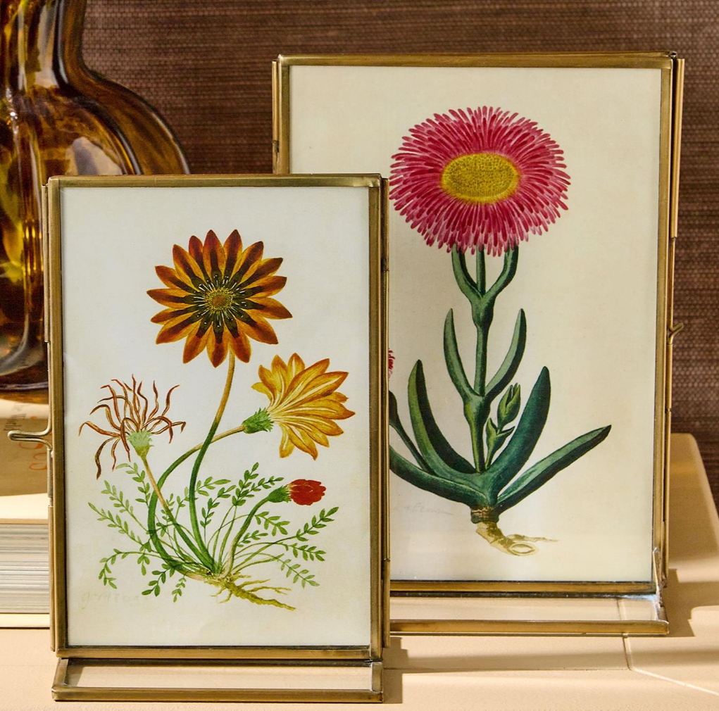 Gold Double Sided Metal Photo Frame