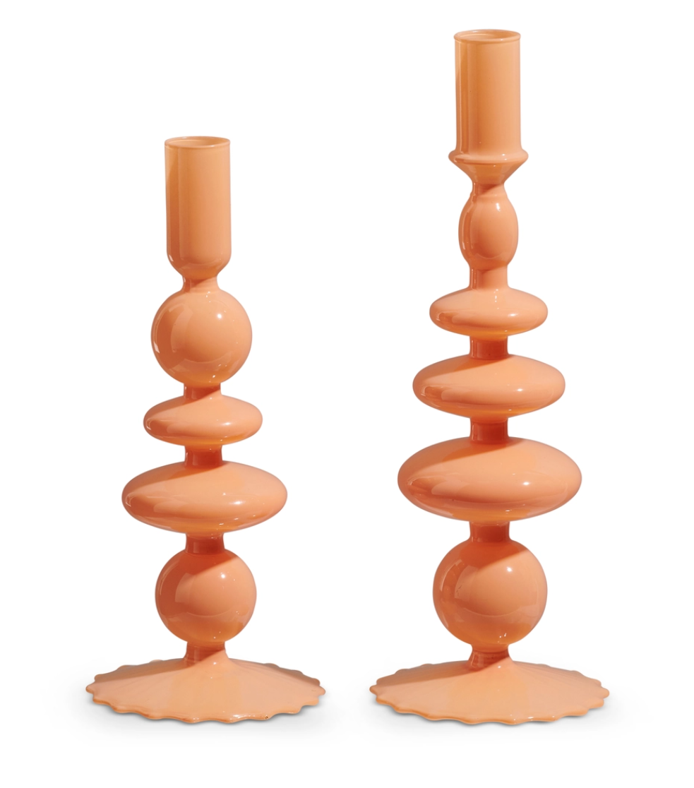 Glass Candlesticks