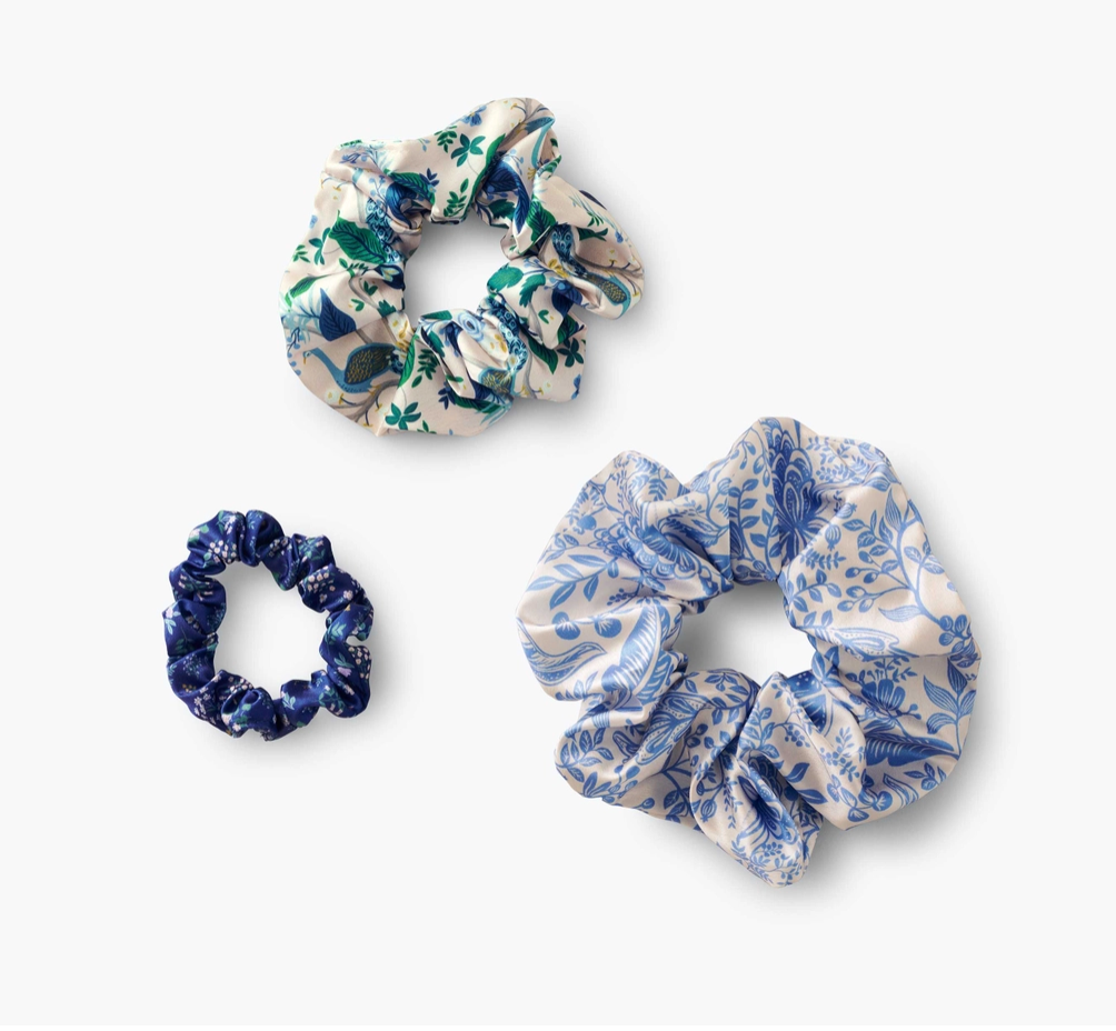 Peacock Scrunchie Set