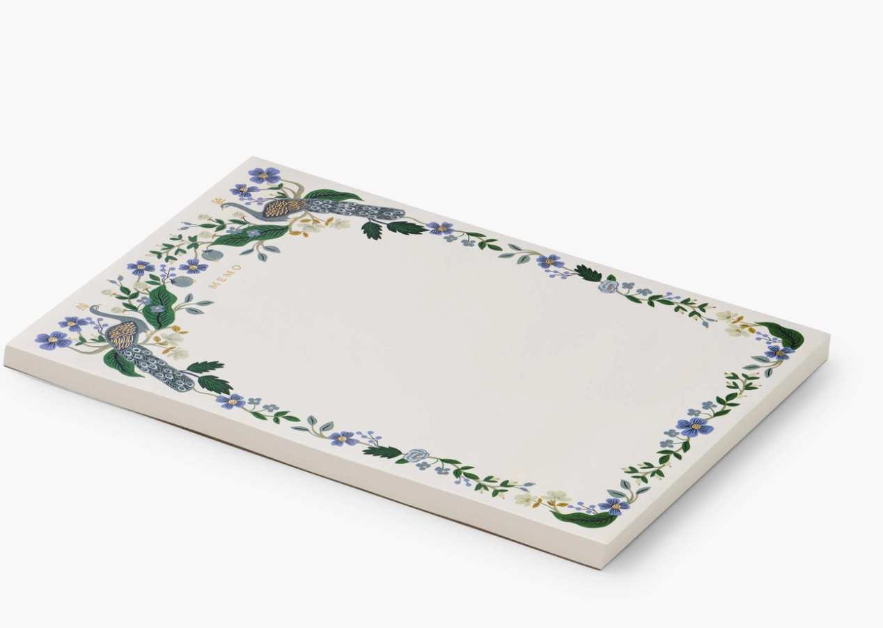 Peacock Memo Notepad