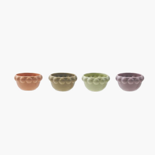 Stoneware Bowl w/ Bubble Rim