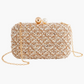 Mabel Gold Tweed Minaudiere