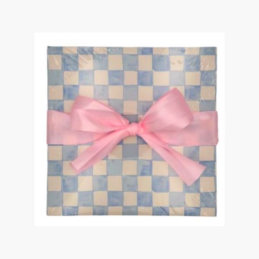 Blue Checkered Jumbo Notepad