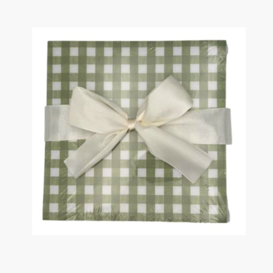 Green Checkered Jumbo Notepad