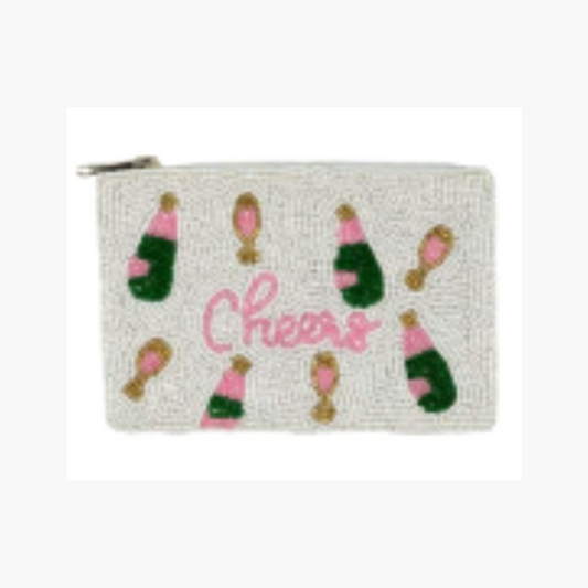 Cheers Beaded Coin Wallet