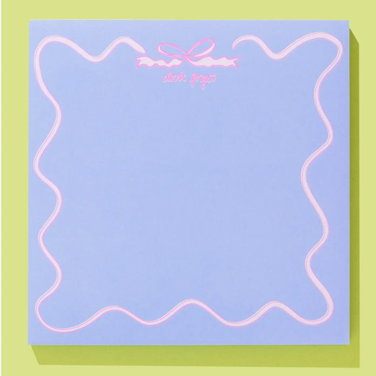 Square Notepad - "Don't Forget"