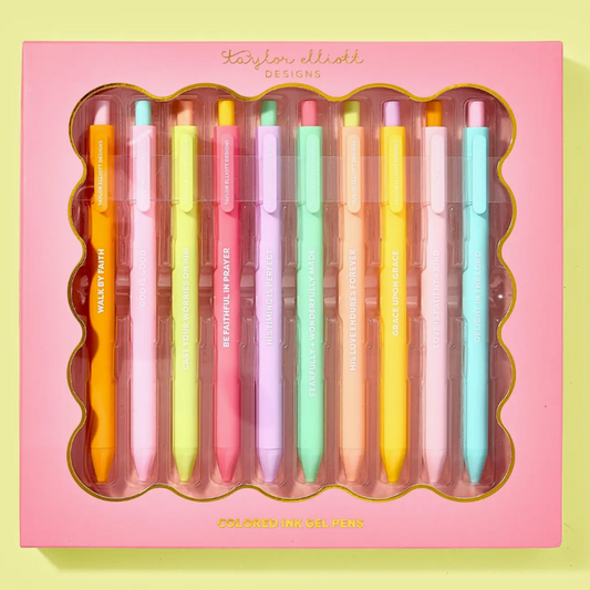 Motivational Faith Gel Pen Set