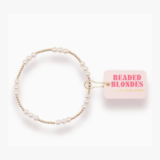 Ily Pearl Bracelet in Gold