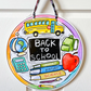 Back To School Round Door Hanger