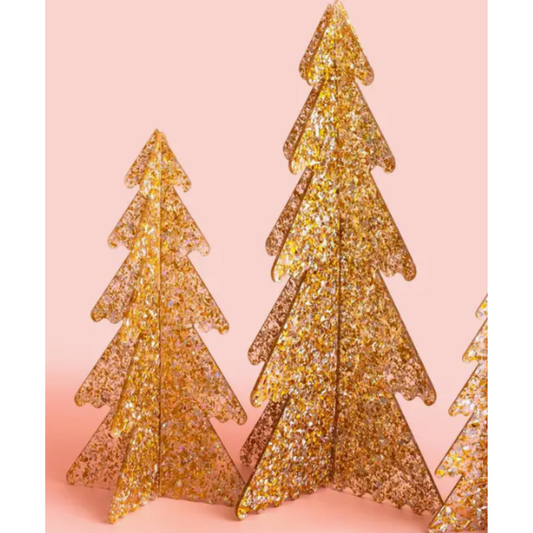 Pearl Confetti Acrylic Trees