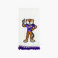 Mike the Tiger Embroidered Tea Towel