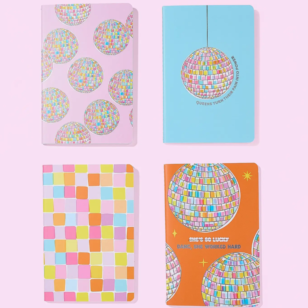Ball Notebook Mini Notebook Set - Disco Ball – Lovely Jane