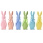 Flocked Easter Bunny with Bow