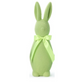 Flocked Easter Bunny with Bow