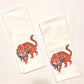 Tiger & Fleur De Lis Bandana Kitchen Towel