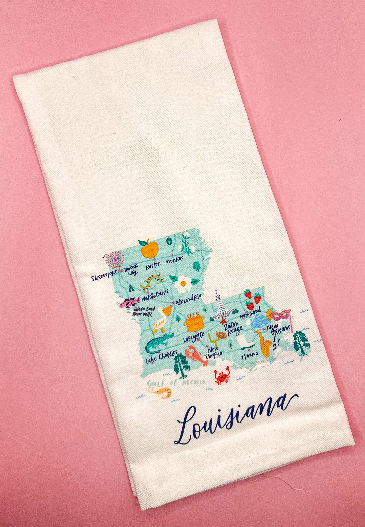 Louisiana Tea Towel