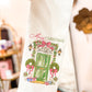Merry Christmas Topiaries Towel