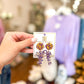 Geaux Tigers Purple Earrings