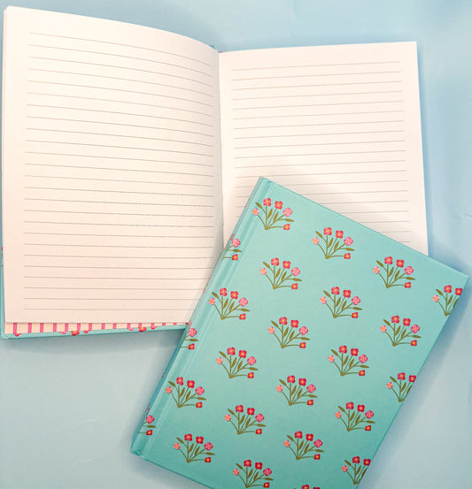 Blue Bouquets Notebook