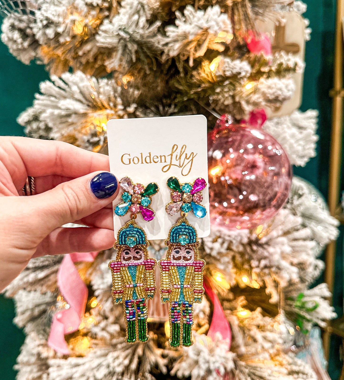 Bright Nutcracker Earrings